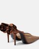 Magda Butrym Magda Butrym Floral-appliqué embellished mesh mules - 2