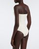 Magda Butrym Magda Butrym Floral-appliqué gathered swimsuit - 5