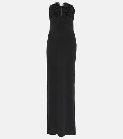 Magda Butrym Magda Butrym Floral-appliquÃ© gown