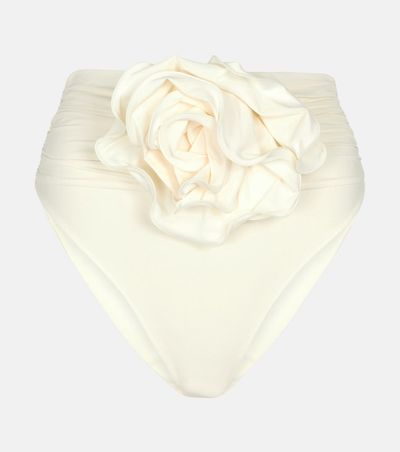 Magda Butrym Magda Butrym Floral-appliqué high-rise bikini bottoms