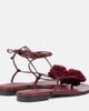 Magda Butrym Magda Butrym Floral-appliqué leather sandals - 2