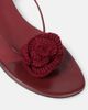 Magda Butrym Magda Butrym Floral-appliqué leather sandals - 5
