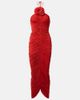 Magda Butrym Magda Butrym Floral-appliqué ruched jersey midi dress - 1