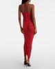 Magda Butrym Magda Butrym Floral-appliqué ruched jersey midi dress - 5