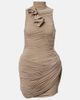 Magda Butrym Magda Butrym Floral-appliqué ruched minidress - 1