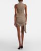 Magda Butrym Magda Butrym Floral-appliqué ruched minidress - 3
