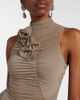 Magda Butrym Magda Butrym Floral-appliqué ruched minidress - 4