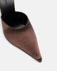 Magda Butrym Magda Butrym Floral-appliqué satin mules - 6