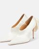 Magda Butrym Magda Butrym Floral-appliquÃ© satin pumps - 4
