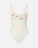Magda Butrym Magda Butrym Floral-appliqué swimsuit - 1