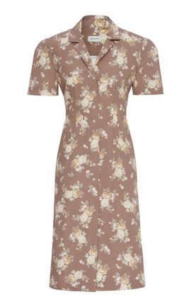 Magda Butrym Magda Butrym Floral Cotton Midi Dress