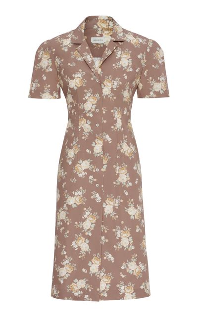 Magda Butrym Magda Butrym Floral Cotton Midi Dress