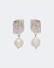Magda Butrym Magda Butrym Floral faux-pearl drop earrings - 1