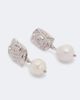 Magda Butrym Magda Butrym Floral faux-pearl drop earrings - 4
