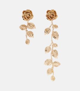 Magda Butrym Magda Butrym Floral gold-plated drop earrings