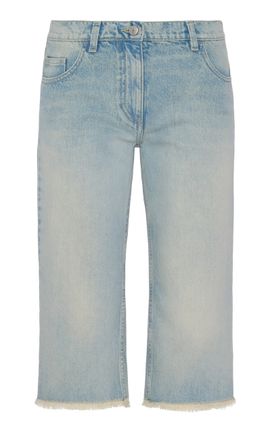 Magda Butrym Magda Butrym FrayedHem Denim StraightLeg Jeans