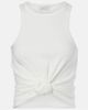 Magda Butrym Magda Butrym Gathered cotton-blend tank top - 1