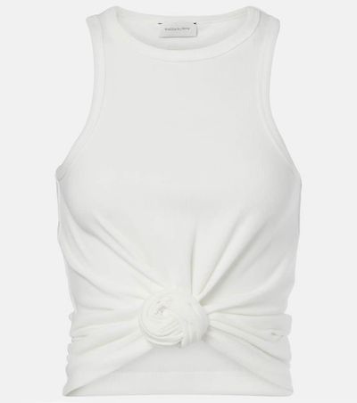 Magda Butrym Magda Butrym Gathered cotton-blend tank top