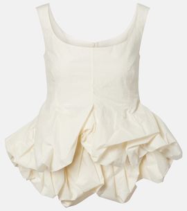 Magda Butrym Magda Butrym Gathered peplum top