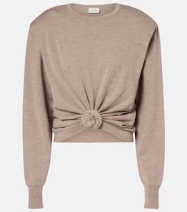 Magda Butrym Magda Butrym Gathered wool sweater