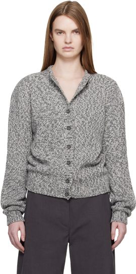 Magda Butrym Magda Butrym Gray Classic Marled Cardigan