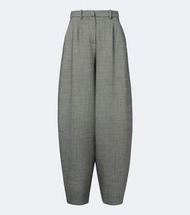 Magda Butrym Magda Butrym Herringbone wool-blend barrel-leg pants