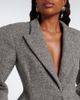 Magda Butrym Magda Butrym Herringbone wool-blend blazer dress - 3