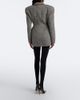 Magda Butrym Magda Butrym Herringbone wool-blend blazer dress - 5