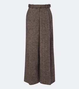 Magda Butrym Magda Butrym Herringbone wool-blend wide-leg pants