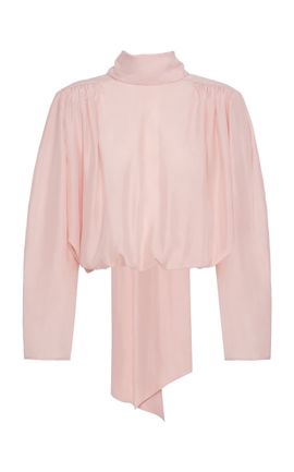 Magda Butrym Magda Butrym HighNeck Silk Blouse