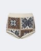 Magda Butrym Magda Butrym Jacquard wool and cashmere shorts - 1
