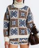 Magda Butrym Magda Butrym Jacquard wool and cashmere shorts - 2