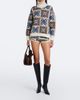 Magda Butrym Magda Butrym Jacquard wool and cashmere shorts - 6