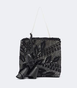 Magda Butrym Magda Butrym Julia crochet satin top-handle bag