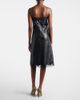 Magda Butrym Magda Butrym Lace-trimmed leather midi dress - 5