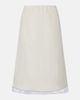 Magda Butrym Magda Butrym Lace-trimmed silk-blend midi skirt - 1