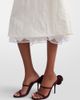 Magda Butrym Magda Butrym Lace-trimmed silk-blend midi skirt - 4