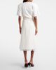 Magda Butrym Magda Butrym Lace-trimmed silk-blend midi skirt - 5