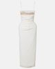 Magda Butrym Magda Butrym Lace-trimmed silk corset dress - 1