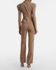 Magda Butrym Magda Butrym Lace-trimmed wool straight pants - 3