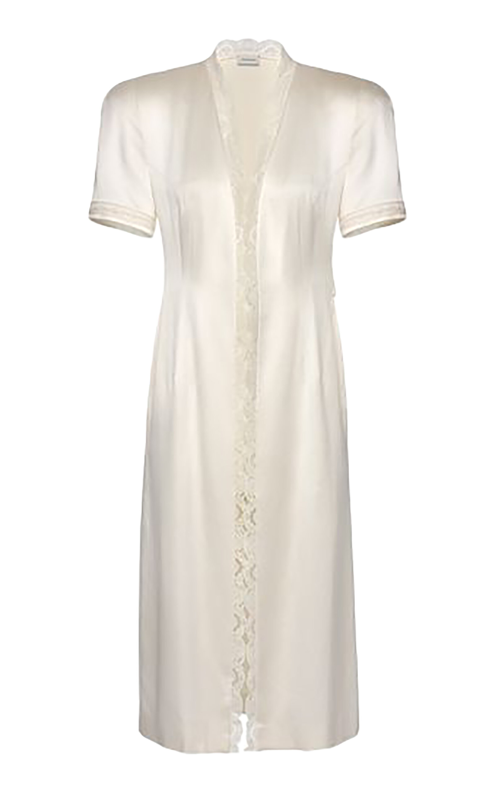 Magda Butrym Magda Butrym LaceTrim Silk Midi Dress