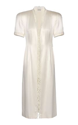 Magda Butrym Magda Butrym LaceTrim Silk Midi Dress