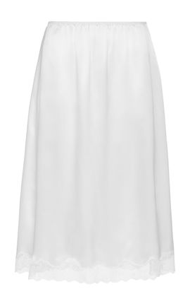 Magda Butrym Magda Butrym LaceTrimmed Silk KneeLength Skirt