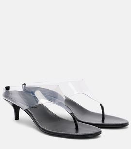 Magda Butrym Magda Butrym Leather and PVC thong sandals
