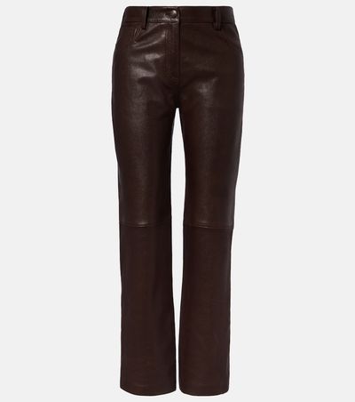 Magda Butrym Magda Butrym Leather straight pants