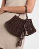 Magda Butrym Magda Butrym Maya Small crochet leather top-handle bag - 2