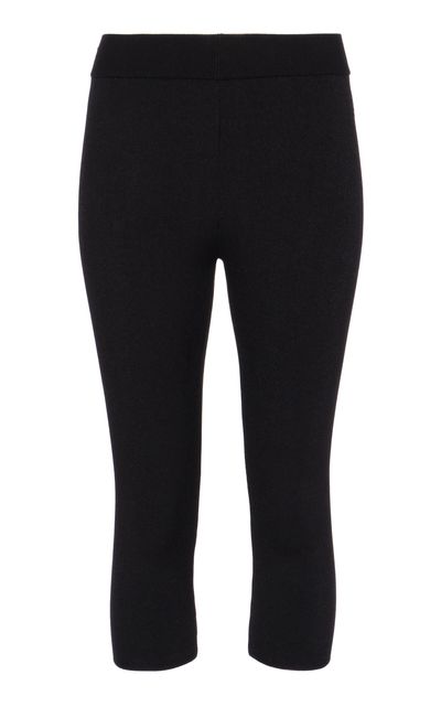 Magda Butrym Magda Butrym MidRise Knit SkinnyLeg Pants