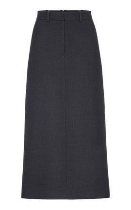 Magda Butrym Magda Butrym MidRise Wool Midi Skirt