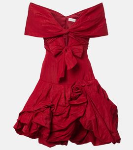 Magda Butrym Magda Butrym Off-shoulder cotton-blend taffeta minidress