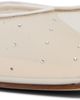Magda Butrym Magda Butrym Off-White Crystal Mesh Flat Mules - 4